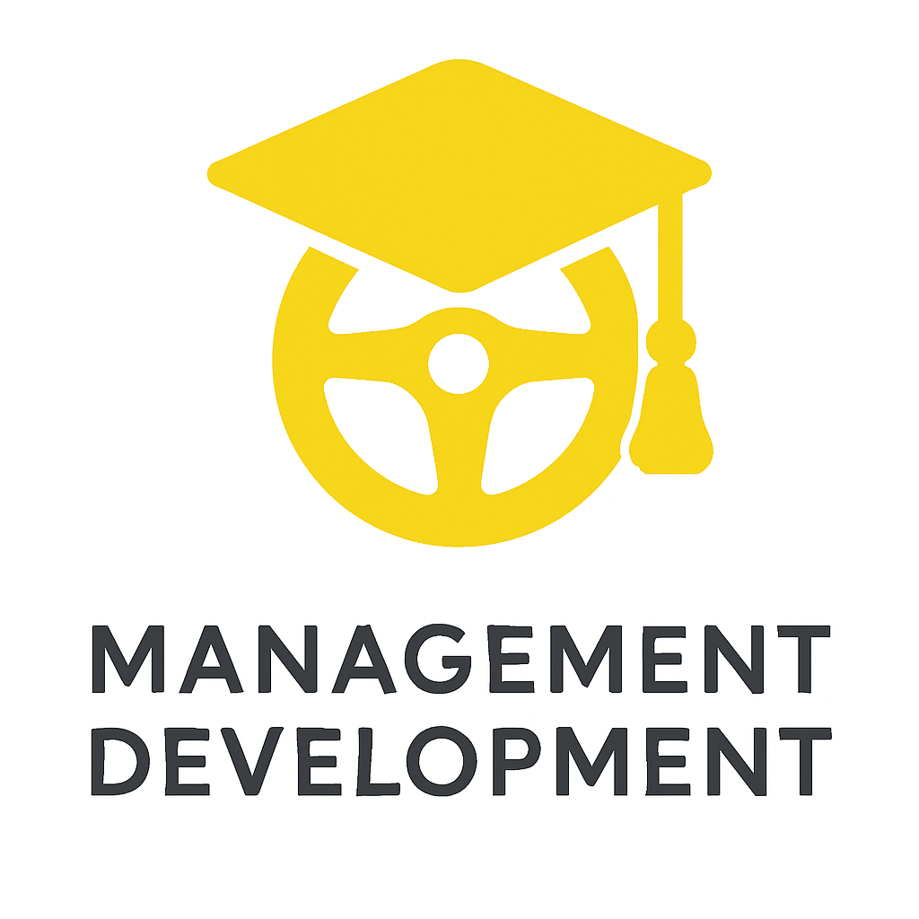 Management development training logo for dealership leaders - Autosales Academy branding theme